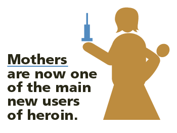 Mothers are Now One of the Main Users of Heroin